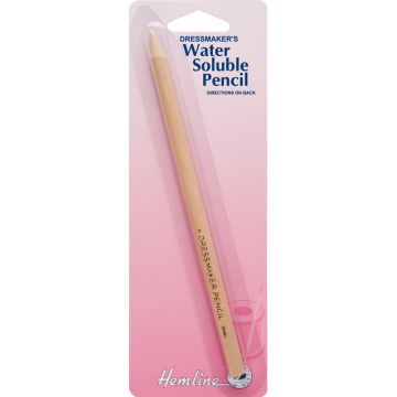 Hemline Water Soluble Pencil White 