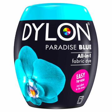 Dylon Machine Dye POD 21 Paradise Blue 350g
