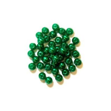 Pearl Beads Green 5mm x 7grms