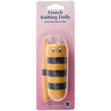 Hemline French Knitting Dolly with Tool  