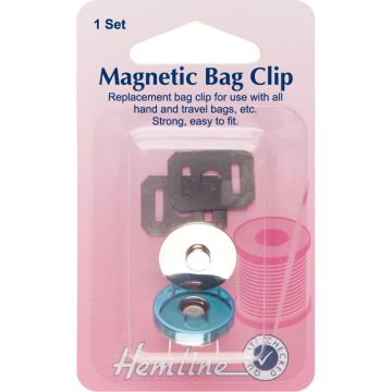Hemline Magnetic Bag Clip  19mm