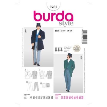 Burda Sewing Pattern 2767 - History Costume One Size X02767BURDA One Size