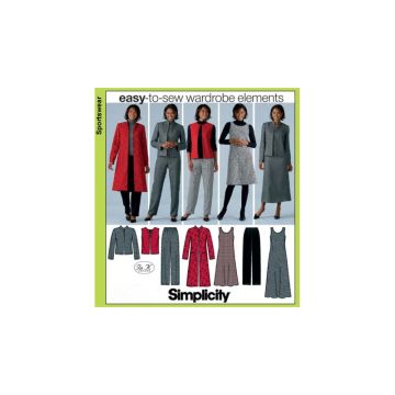 Simplicity Sewing Pattern 4789 (AA) - Misses Separates 10-18 SS4789.AA 10-18