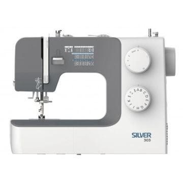 Silver 303 Sewing Machine White Grey 