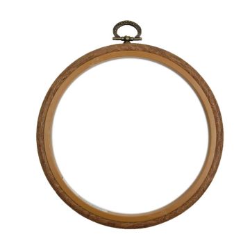 Siesta Round Flexi Hoop Woodgrain 12.5cm (5in)
