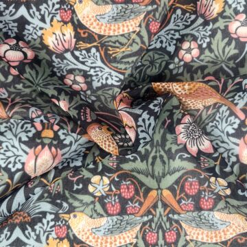 William Morris Strawberry Thief Chiffon Fabric Multi 145cm