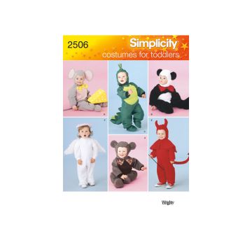 Simplicity Sewing Pattern 2506 (A) - Childrens Costumes Age 6 Months-4 SS2506.A Age 6months-4