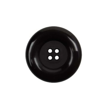 Four Hole Dill Button Black 23mm