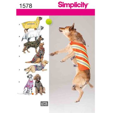 Simplicity Sewing Pattern 1578 (OS) - Pet Accessories One Size 1578.OS One Size