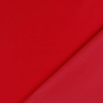 Water Repellent PU Coated Fabric Red 150cm