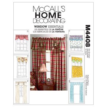 McCall's Sewing Pattern Home Decoration M4408 ONE SIZE