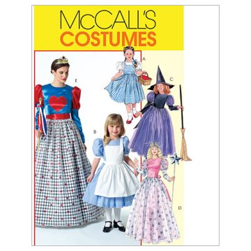 McCall's Sewing Pattern Girls Costumes M4948 Age 3-8