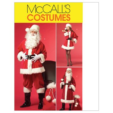 McCall's Sewing Pattern Unisex Christmas Costumes M5550 XL-XXXL
