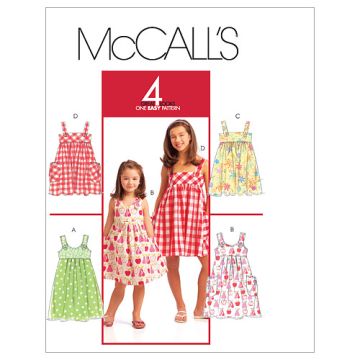 McCall's Sewing Pattern Children's Dresses M5613 Age 3-6