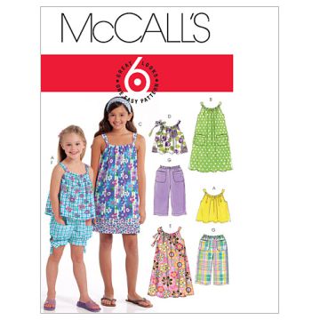 McCall's Sewing Pattern Children's Casual M5797 Age 3-6