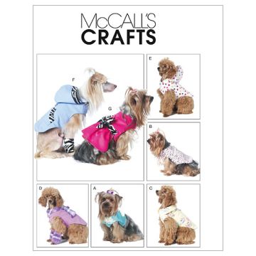 McCall's Sewing Pattern Pet Clothes M6218 ONE SIZE