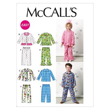 McCall's Sewing Pattern Toddlers' Casual M6458   CB (1-3)