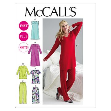 McCall's Sewing Pattern Women's Casual M6474   RR (18W-24W)