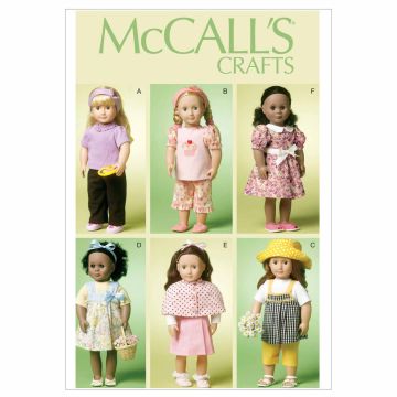 McCall's Sewing Pattern Doll Clothes M6526   ONE SIZE