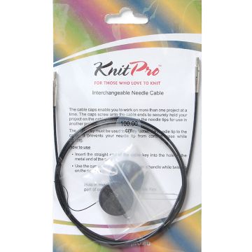 Knitpro Interchangable Cable Black  76cm