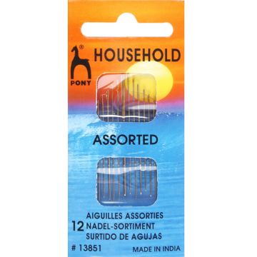 Pony Hand Sewing Needles: Household  Assorted