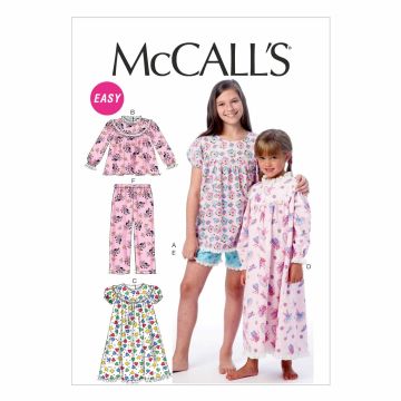 McCall's Sewing Pattern Childrens Casual M6831 Age 3-6
