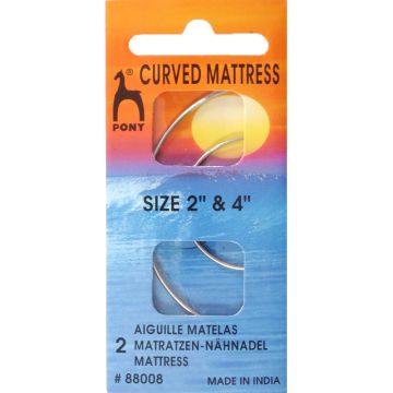 Pony Curved Mattress Repair Needles  2in 4in