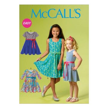 McCall's Sewing Pattern Children's Dresses M6915 Age 3-6