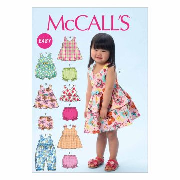 McCall's Sewing Pattern Toddlers' Casual M6944 Age 6Months-4
