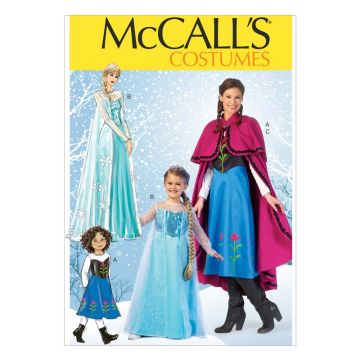 McCall's Sewing Pattern Misses' Costumes M7000 S-XL