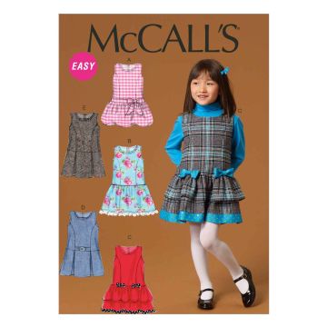 McCall's Sewing Pattern Girls' Tops M7008 Age 6 - 8