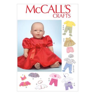 McCall's Sewing Pattern Dolls Clothes M7066 One Size