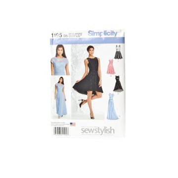 Simplicity Sewing Pattern 1195 (D5) - Misses Special Occasion 4-12 1195.D5 4 - 12