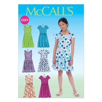 McCall's Sewing Pattern Girls Dresses//M7079//7-14 years M7079 7-14 years