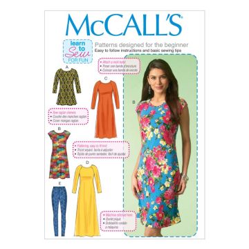 McCall's Sewing Pattern Misses' Casual M7122 XS - M