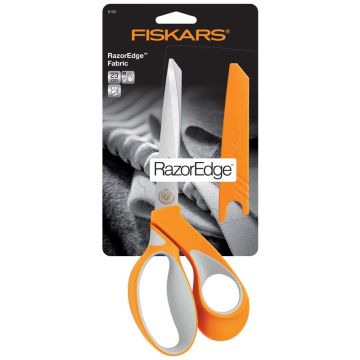Fiskars Razor Edge Scissors Orange 23cm 9in