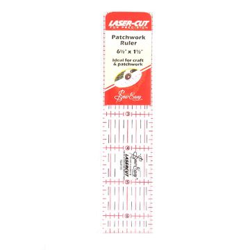Sew Easy Patchwork Ruler Clear 1.5in x 6.5in