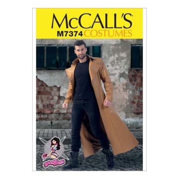 McCall's Sewing Pattern Mens Coats//M7374. MWW//38-44 M7374. MWW 38-44