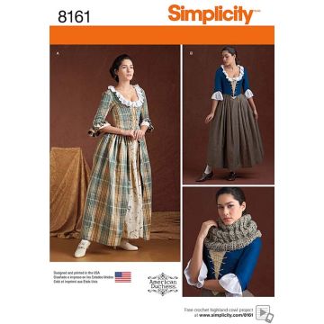 Simplicity Sewing Pattern 8161 (R5) - Misses Costumes 14-22. 8161.R5 14-22