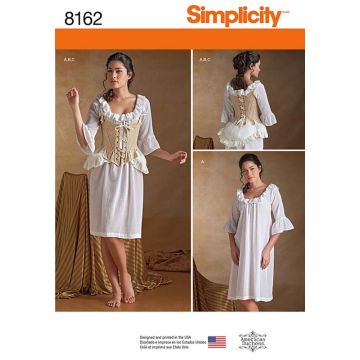 Simplicity Sewing Pattern 8162 (H5) - Misses Undergarments 6-14 8162.H5 6-14