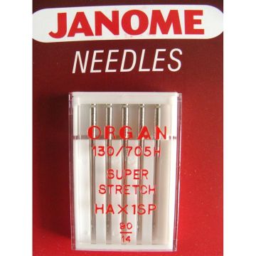 HA 15X1SP Janome Machine Needle BP Stretch  14