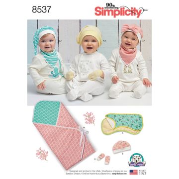 Simplicity Sewing Pattern 8537 (OS) - Baby Accessories One Size SS8537OS One Size
