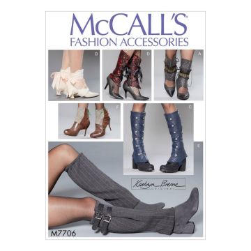 McCalls Sewing Pattern 7706 (OSZ) - Misses Spats One Size