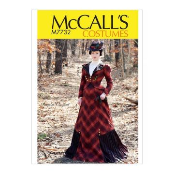 McCalls Sewing Pattern 7732 (DD) - Misses Costume 12-18 M7732 12-18