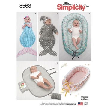 Simplicity Sewing Pattern 8568 (OS) - Baby Accessories One Size 8568OS One Size