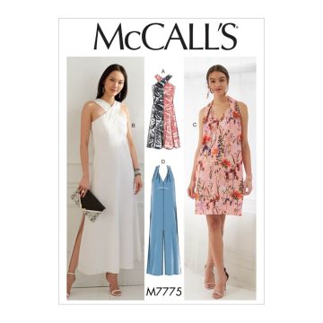 McCalls Sewing Pattern 7775 (A5) - Misses Dresses 6-14