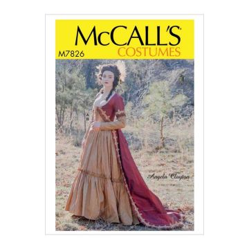 McCalls Sewing Pattern 7826 (A5) - Misses Costume 6-14 M7826 6-14