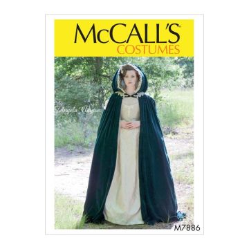 McCalls Sewing Pattern 7886 (MIS) - Misses Costume All Sizes M7886MIS All Sizes