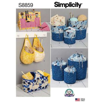 Simplicity Sewing Pattern 8859 (OS) - Organizers One Size 8859OS One Size