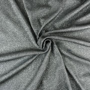 Metallic Knit Fabric 1 Black 135cm
